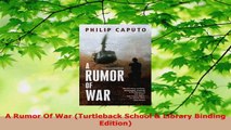Read  A Rumor Of War Turtleback School  Library Binding Edition Ebook Free
