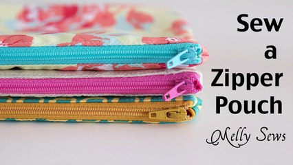 How to Sew a Zipper Pouch