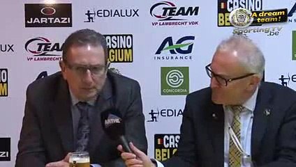 Georges Leekens na KSC Lokeren-RSC Anderlecht 1-1