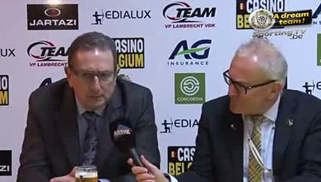 Georges Leekens na KSC Lokeren-RSC Anderlecht 1-1