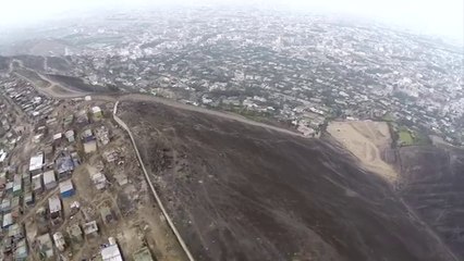 Wall of Shame Built in Peru to Divide Rich and Poor
