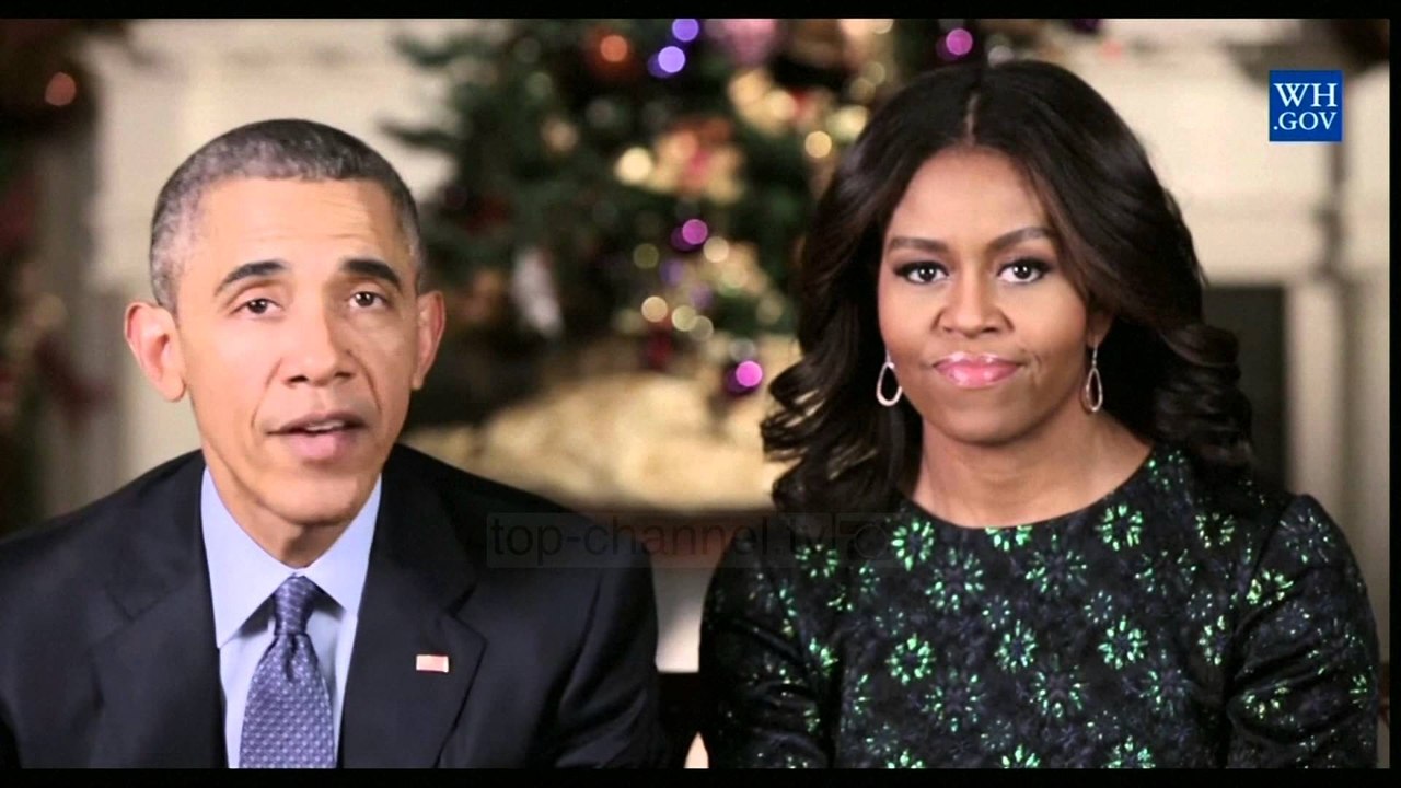 Presidenti Obama uron Krishtlindjet - Top Channel Albania - News - Lajme