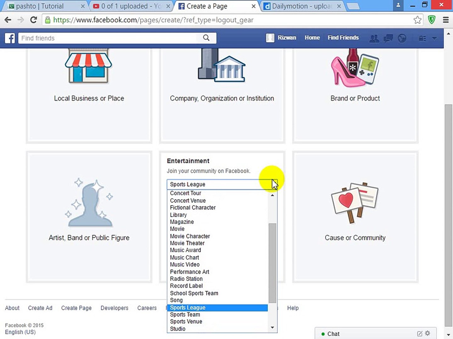 ⁣how to create facebook page for sports