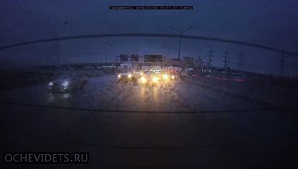 Легкая авария на МКАД
