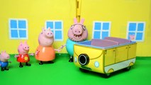 Play-doh Peppa Pig Halloween Episode Play-Doh Pumpkin Car Mammy Pig Daddy Pig Kids Story