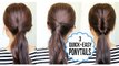 Running Late Ponytail Hairstyles | Hair Tutorial