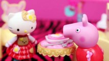 pixar Peppa Pig & Hello Kitty Toys Hello Kitty Toys ❤ Dance Party Limo Toys w Zoe Zebra