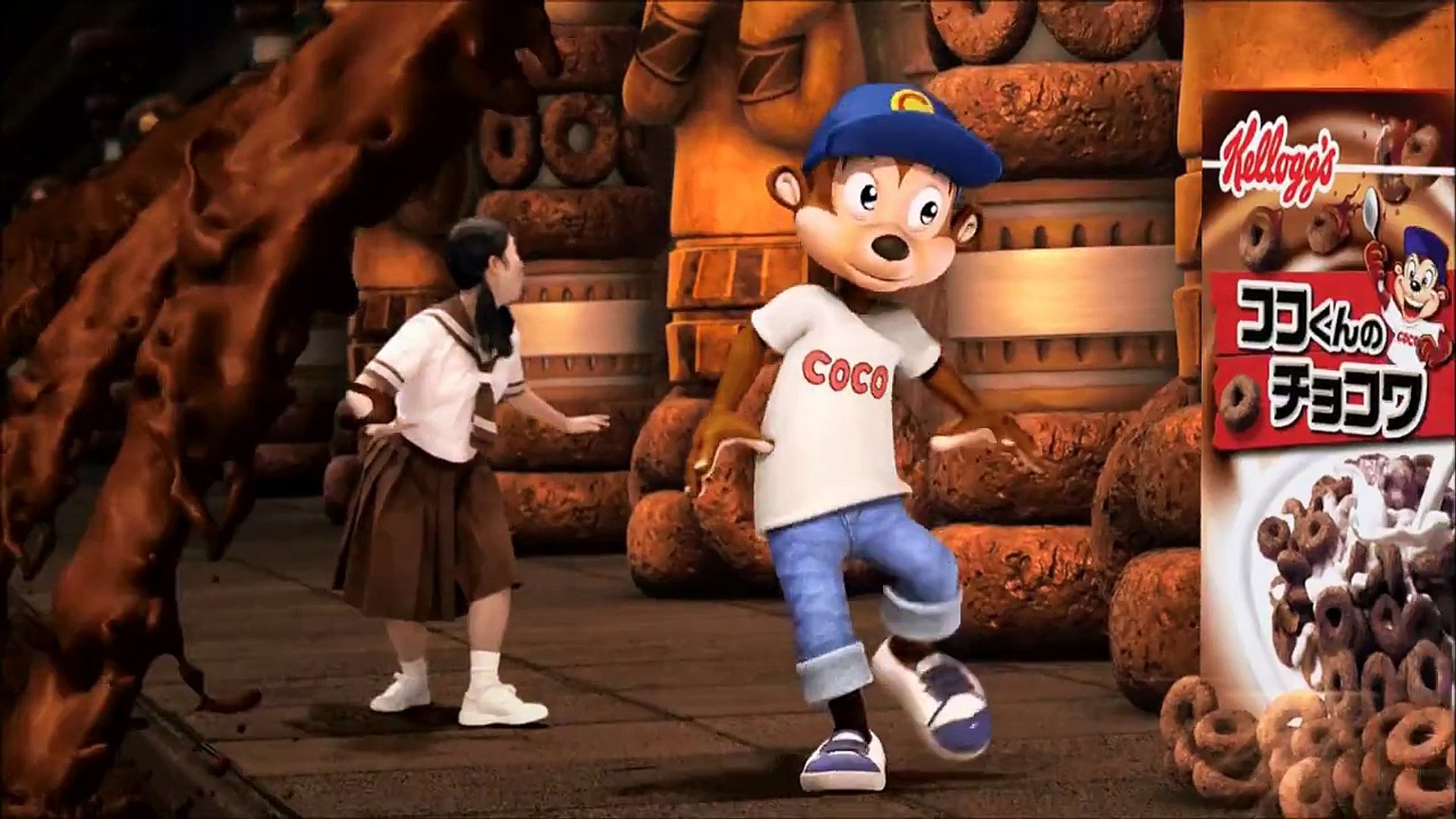 日本ケロッグ ココくんのチョコワ チョコワvsわさび イモトアヤコ Video Dailymotion