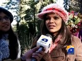 Geo News Christmas in Murree in snowfall