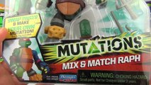 Teenage Mutant Ninja Turtles Mutations Mix & Match Figures Toy Review Unboxing Playmates Toys