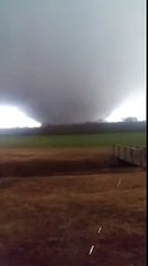 Incredible Large Tornado near Holly Springs, Mississippi