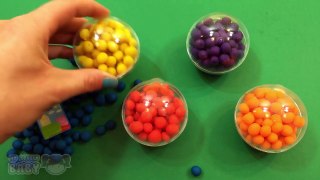 Learn Colors with Dippin Dots Surprise Eggs Peppa Pig Hello Kitty Spongebob Angry Birds Toys!