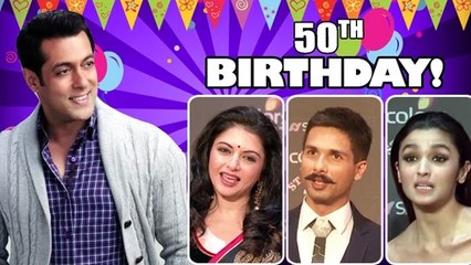 Salman Khan's 50th Birthday - Bollywood Celebs WISHES