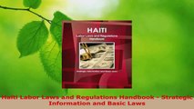 PDF Download  Haiti Labor Laws and Regulations Handbook  Strategic Information and Basic Laws Download Online