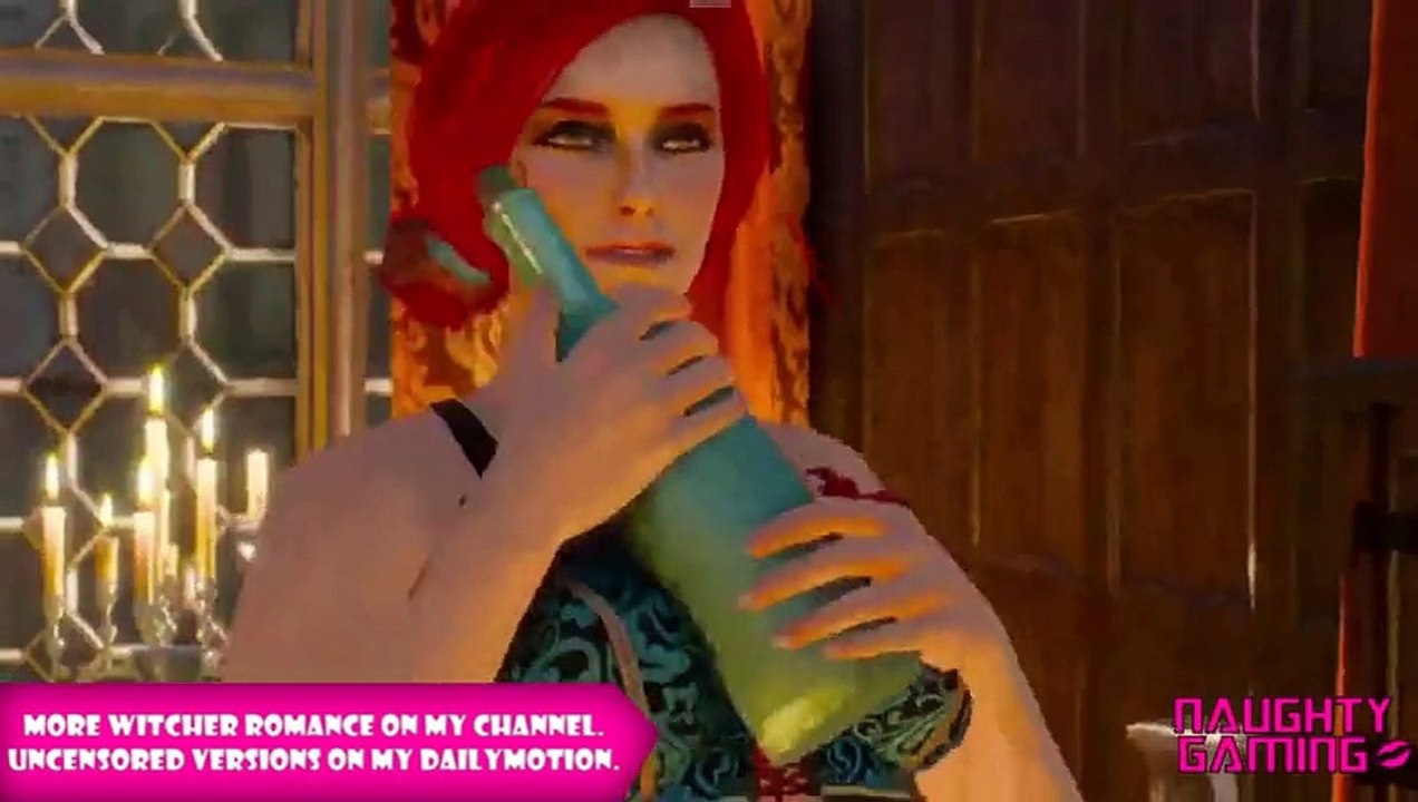 The Witcher 3: Wild Hunt Threesome Yennefer and Triss Sex Scene (3some)