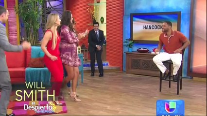 Ximena Córdoba rear view on ¡Despierta América! 2 4 15 part 2