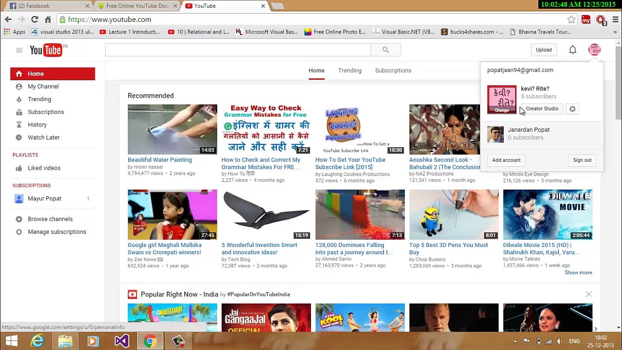 How to upload video on youtube??by Kevi?Rite?