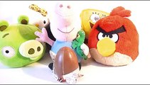 Peppa Pig Cans Play Doh Surprise Eggs Kinder Angry Birds infinimix Spongebob Маша и Медведь