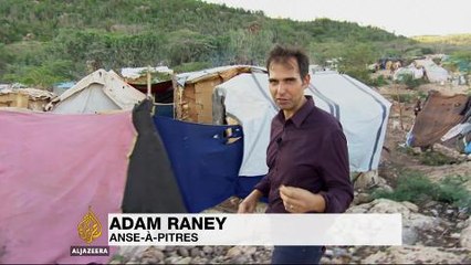 Cholera outbreak at refugee camps in Haiti