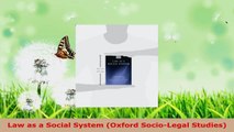 PDF Download  Law as a Social System Oxford SocioLegal Studies PDF Online