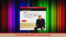 PDF Download  By David Allen Getting Things Done The Art Of StressFree Productivity Audiobook PDF Online