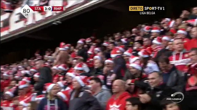 3-0 Ivan Santini Goal Belgium Jupiler Pro League - 27.12.2015, Standard Liège 3-0 Mouscron-Peruwelz