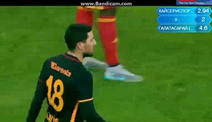 Sinan Gumus Super Goal Kayserispor 1-1 Galatasaray 27-12-2015