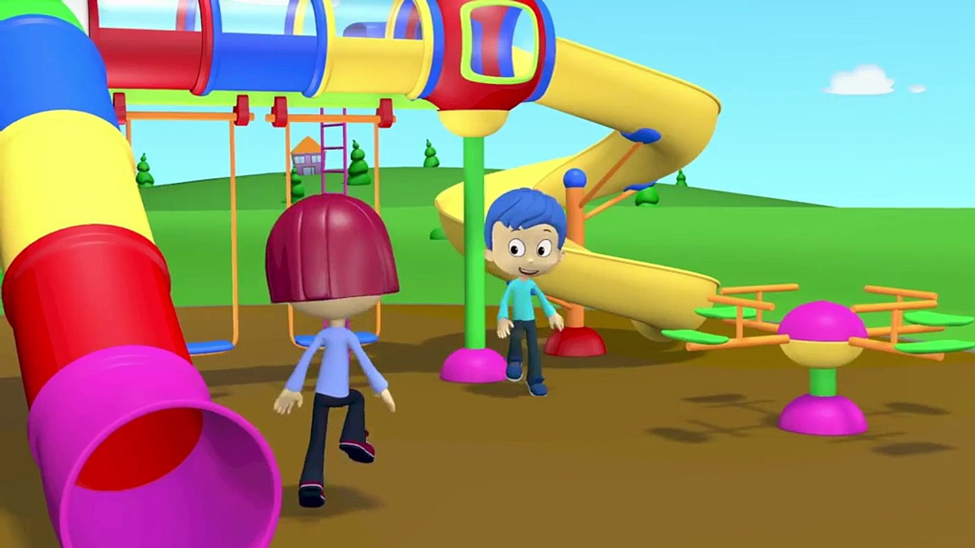 ⁣Baby Cartoons - Playground Song - Songs for Children with Lyrics