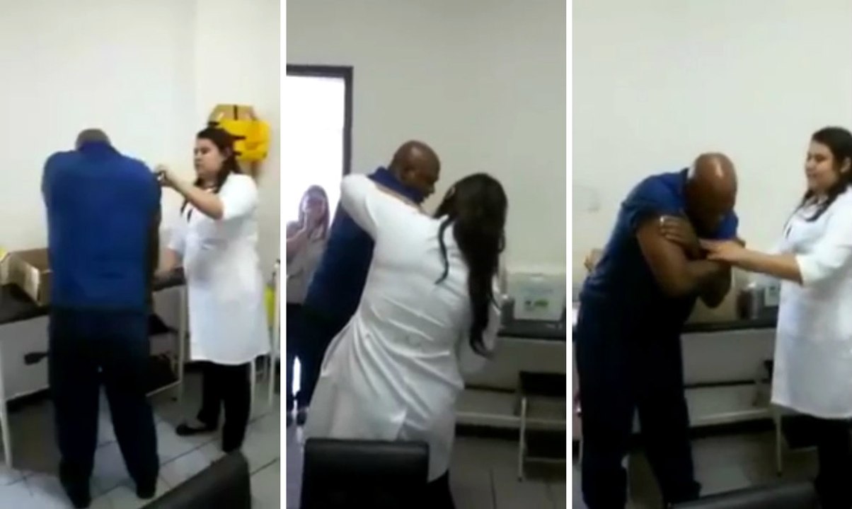 Grown Man Is Petrified Of Getting Vaccination Shots