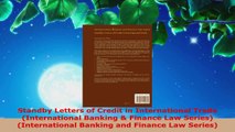 PDF Download  Standby Letters of Credit in International Trade International Banking  Finance Law PDF Full Ebook