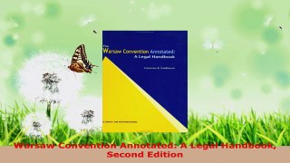 PDF Download  Warsaw Convention Annotated A Legal Handbook Second Edition Download Full Ebook