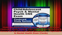 ChildAdolescent Psych  Mental Health CNS Exam Flashcard Study System CNS Test Practice PDF
