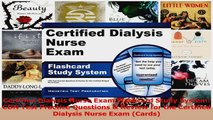 Certified Dialysis Nurse Exam Flashcard Study System CDN Test Practice Questions  Review Read Online
