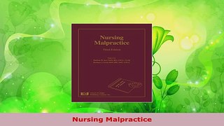 Read  Nursing Malpractice EBooks Online