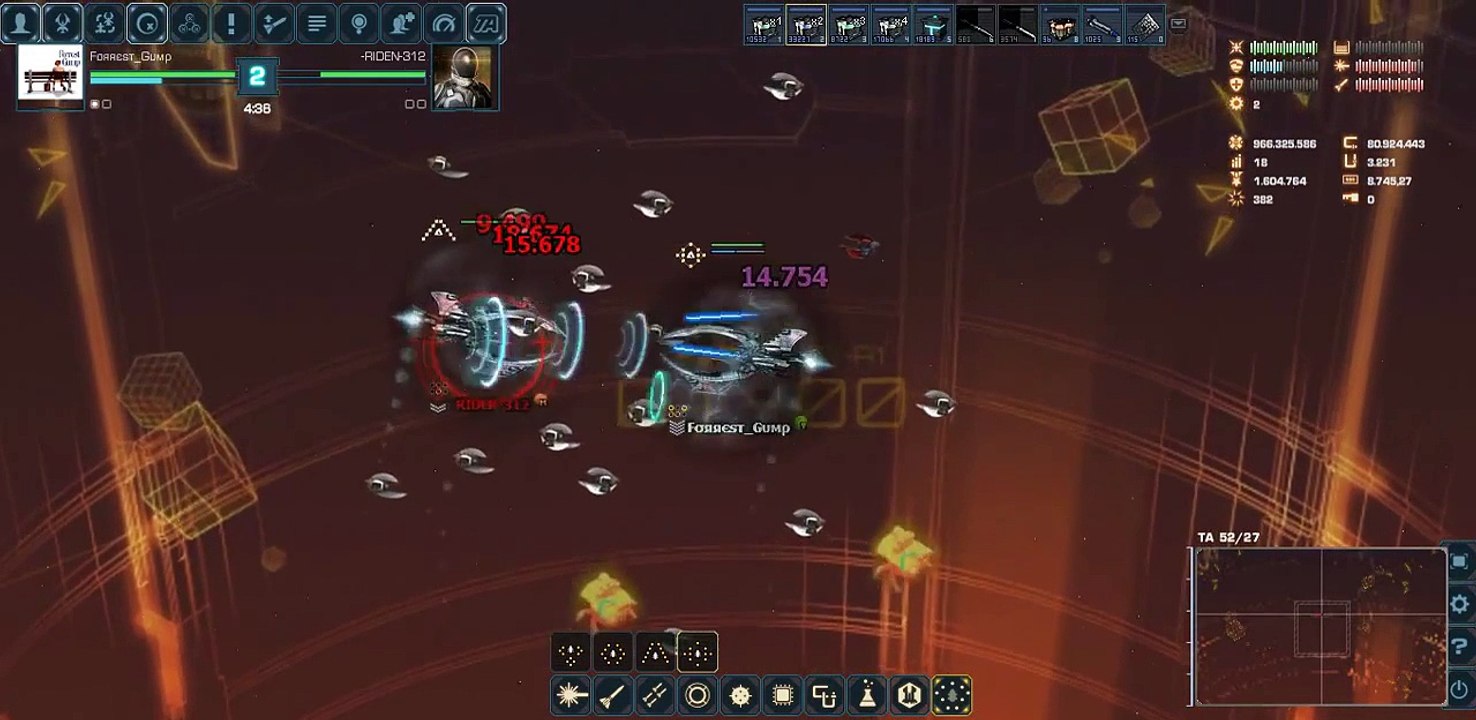 Darkorbit: Forrest Gump in Training arena