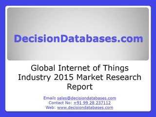 Internet of Things Market Analysis and Forecasts 2020