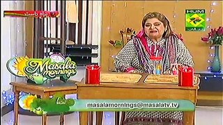 Masala Mornings Recipe by Shireen Anwar Masala TV 25 Dec 2015