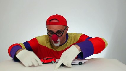 Çocuklar için eğlenceli film - Palyaço ve araba