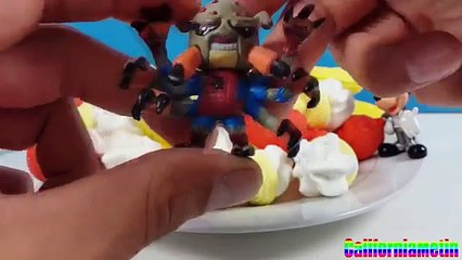 Candy Marshmallow Ice Cream Banana Strawberry Surprise Spider-Man Emily Fire-Pac SpongeBob Mickey