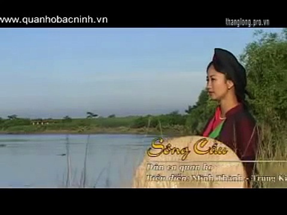 Sông cầu nước chảy lơ thơ - Karaoke - Minh Thành - Trung Kiên