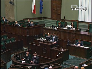 Poseł Sylwester Chruszcz - Wystąpienie z dnia 18 listopada 2015 roku.