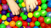 Unboxing Surprise Boules de Couleur De 7 terrain de jeu damusement de Jouer pour les enfants