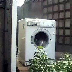DubStep'le Kendinden Geçen Çamaşır Makinesi (360p)