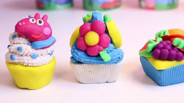 Peppas Cupcake Dough Set Peppa Pig Play Doh Cupcake Playset Peppa Pig Chef Play Dough Toys