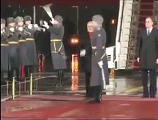 PM Modi Violates Protocol During National Anthem at Moscow Airport Russia