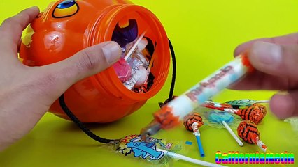 Halloween Candy Surprise Casper Minecraft Spider-Man Venon SpongeBob Mickey Mouse