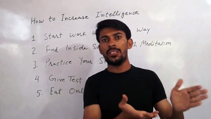 How to Increase Intelligence