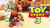 TOY STORY 3 : Buzz LightYear Racing with Bullseye !! Toy Story 3 Video