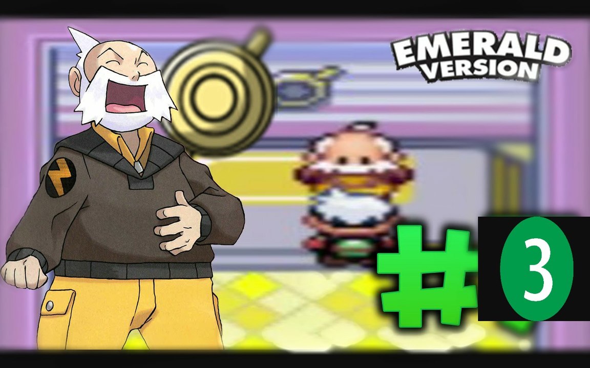 Pokemon Emerald Version - Battle With Mauville Gym Leader Wattson - Mauville City - Gameplay Walkthrough