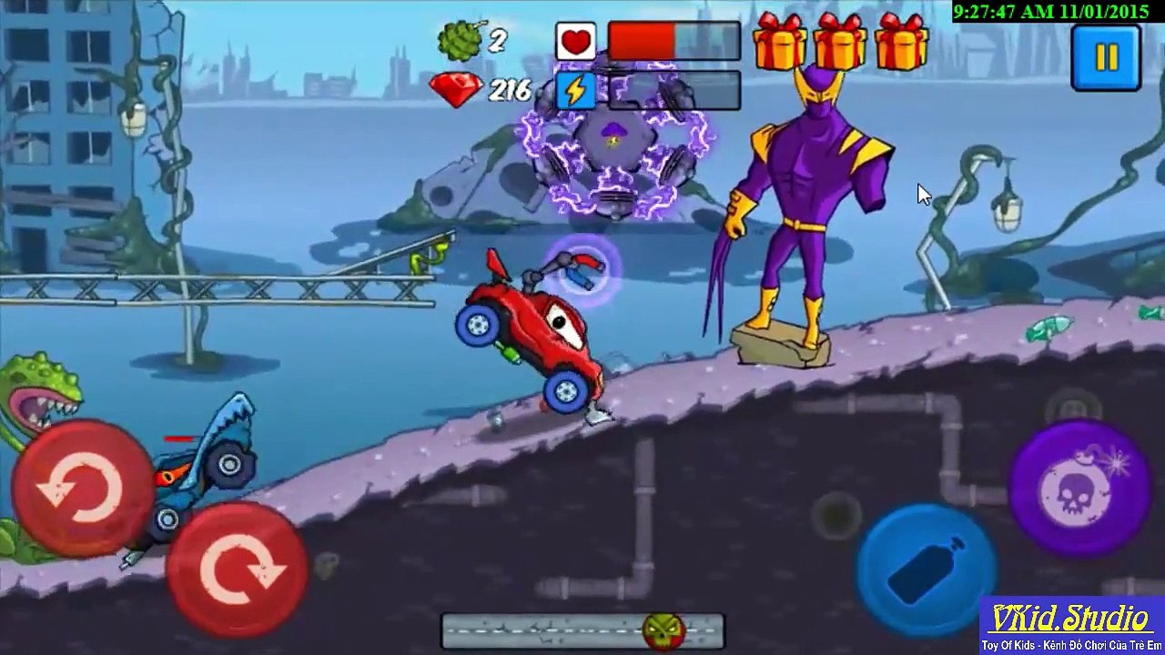 VKidStudio tập 45 - Car Mad Dreams All Level Part 1 - Baby Games Baby Video